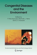 Cover: Congenital Diseases and the Environment - Springer
