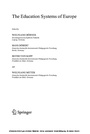 Cover: The Education Systems of Europe - Springer
