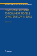 Cover: Functional Approach to Nonlinear Models of Water Flow in Soils - Springer