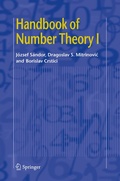 Cover: Handbook of Number Theory I - Springer