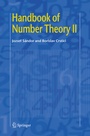 Cover: Handbook of Number Theory II - Springer