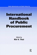 Cover: International Handbook of Public Procurement - Auerbach