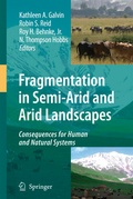 Cover: Fragmentation in Semi-Arid and Arid Landscapes - Springer