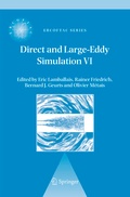 Cover: Direct and Large-Eddy Simulation VI - Springer