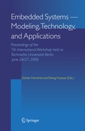 Cover: Embedded Systems -- Modeling, Technology, and Applications - Springer
