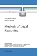 Cover: Methods of Legal Reasoning - Springer