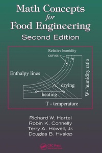 Enlarge image Cover: Math Concepts for Food Engineering - CRC Press