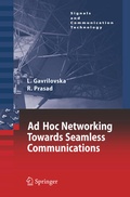 Cover: Ad-Hoc Networking Towards Seamless Communications - Springer