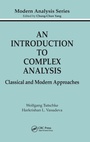 Cover: An Introduction to Complex Analysis - Chapman & Hall/CRC