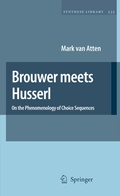 Cover: Brouwer meets Husserl - Springer