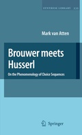 Cover: Brouwer meets Husserl - Springer