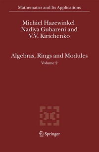 Enlarge image Cover: Algebras, Rings and Modules - Springer