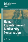 Cover: Human Exploitation and Biodiversity Conservation - Springer