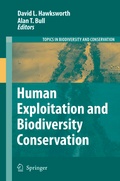 Cover: Human Exploitation and Biodiversity Conservation - Springer