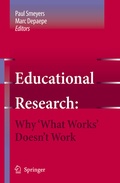 Cover: Educational Research: Why 'What Works' Doesn't Work - Springer