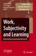 Abbildung von: Work, Subjectivity and Learning - Springer