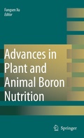 Cover: Advances in Plant and Animal Boron Nutrition - Springer