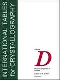 Cover: International Tables for Crystallography, Volume D: Physical properties of crystals - Springer
