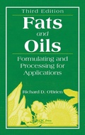 Cover: Fats and Oils - CRC Press