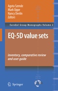 Cover: EQ-5D Value Sets: Inventory, Comparative Review and User Guide - Springer