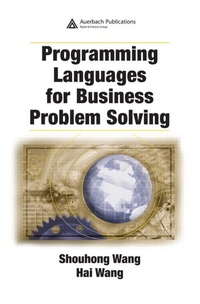 Enlarge image Cover: Programming Languages for Business Problem Solving - Auerbach