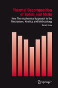 Cover: Thermal Decomposition of Solids and Melts - Springer