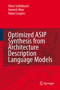 Cover: Optimized ASIP Synthesis from Architecture Description Language Models - Springer