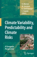 Cover: Climate Variability, Predictability and Climate Risks - Springer
