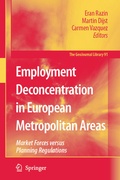Cover: Employment Deconcentration in European Metropolitan Areas - Springer