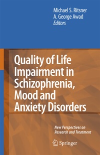 Abbildung von: Quality of Life Impairment in Schizophrenia, Mood and Anxiety Disorders - Springer