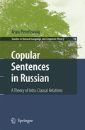 Cover: Copular Sentences in Russian - Springer
