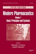 Cover: Modern Pharmaceutics Volume 1 - CRC Press