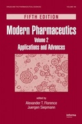 Cover: Modern Pharmaceutics, Volume 2 - CRC Press