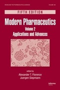 Cover: Modern Pharmaceutics, Volume 2 - CRC Press