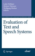 Cover: Evaluation of Text and Speech Systems - Springer