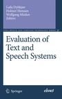 Cover: Evaluation of Text and Speech Systems - Springer