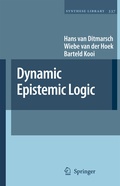 Cover: Dynamic Epistemic Logic - Springer