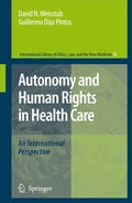 Cover: Autonomy and Human Rights in Health Care - Springer