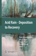 Cover: Acid Rain - Deposition to Recovery - Springer