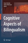 Cover: Cognitive Aspects of Bilingualism - Springer