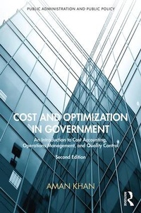 Enlarge image Cover: Cost and Optimization in Government - Taylor & Francis