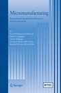 Cover: Micromanufacturing - Springer
