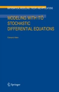 Cover: Modeling with It&ocirc; Stochastic Differential Equations - Springer