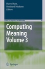 Cover: Computing Meaning - Springer