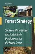 Cover: Forest Strategy - Springer