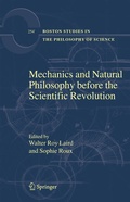Cover: Mechanics and Natural Philosophy before the Scientific Revolution - Springer