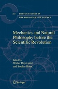 Cover: Mechanics and Natural Philosophy before the Scientific Revolution - Springer