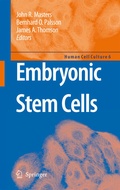 Cover: Embryonic Stem Cells - Springer
