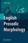 Cover: English Prosodic Morphology - Springer