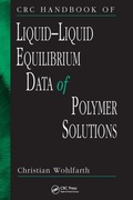 Cover: CRC Handbook of Liquid-Liquid Equilibrium Data of Polymer Solutions - CRC Press